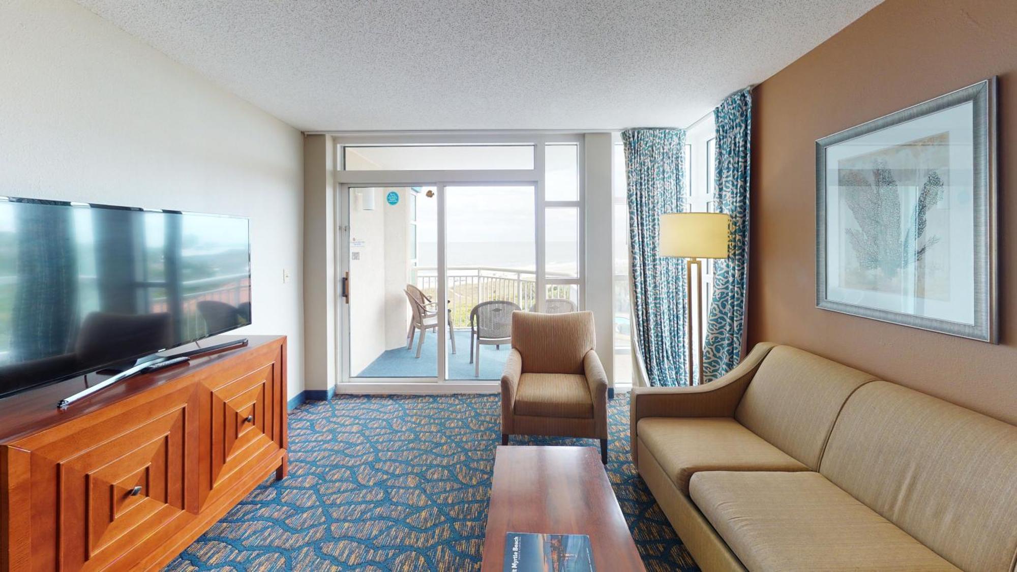 Oceanfront Two-Bedroom Apartment Partial View