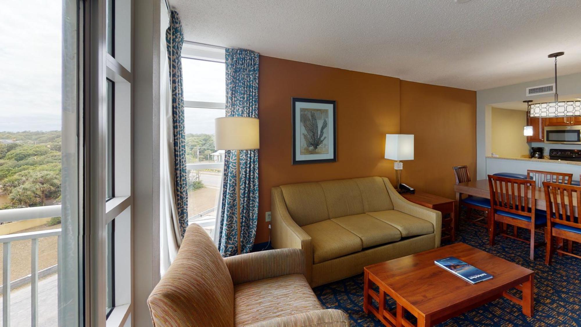Oceanfront Two-Bedroom Apartment Partial View