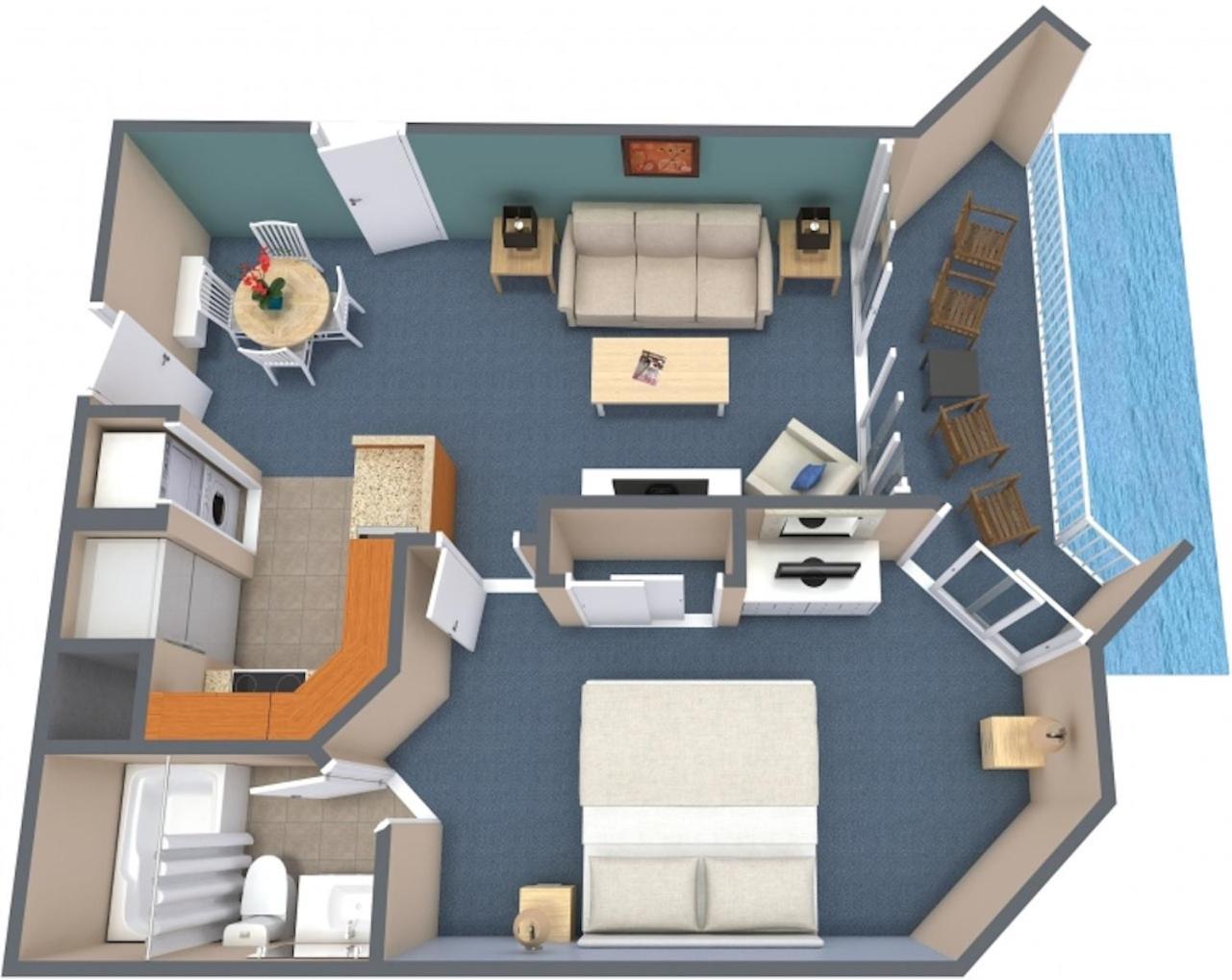 Oceanfront One Bedroom King Condo
