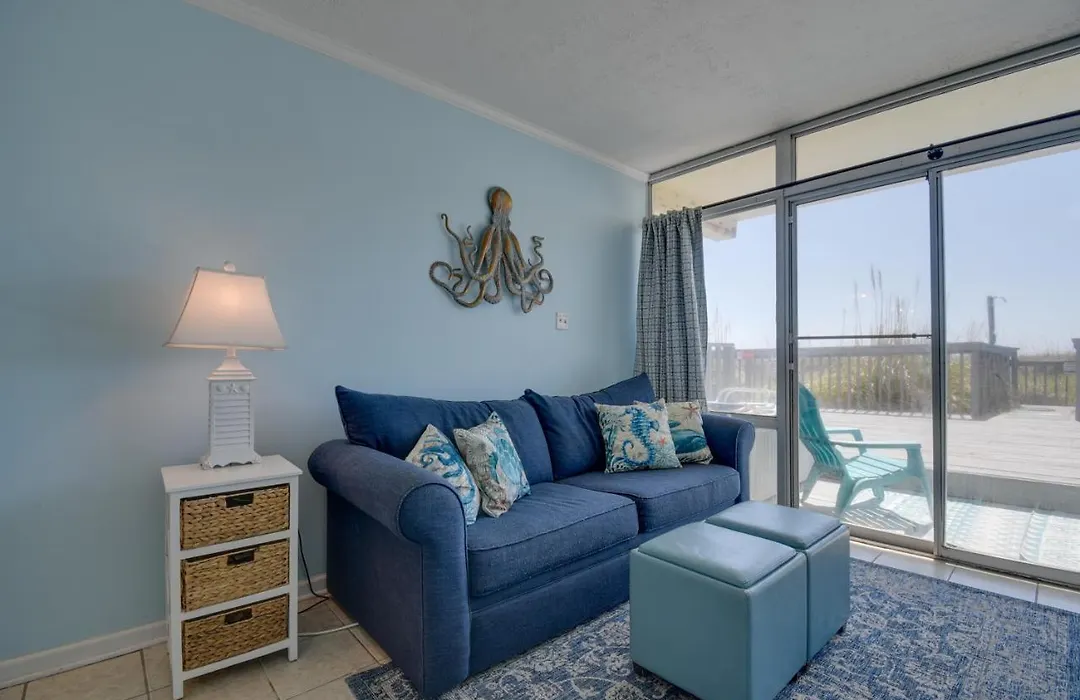 Oceanfront Gem With Deck In North Myrtle Beach-1